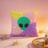 Fantasy Dreamy Alien Art Cushion Cover Comfortable Durable Pillow Cover MultiScene for Home Office Car Sofa