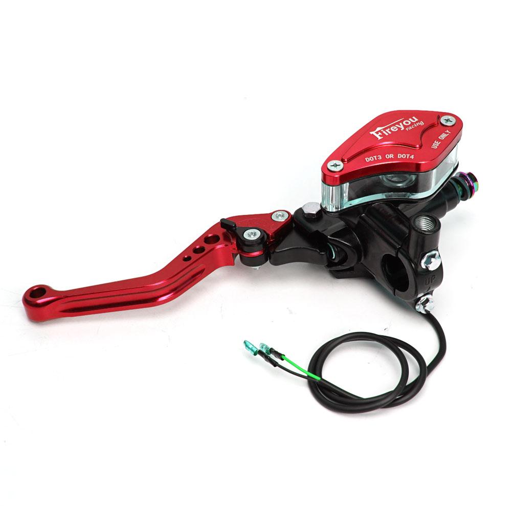 Brake Master Cylinder Clutch Hydraulic Fuel Tank Moto Lever 22mm for K1200R GROM DIO Repsol Motorcycle Fluid Reservior Set