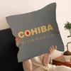 C-Cohibas Cigarette Office Cushion Pillowcase Car Cushion Cover45X45CM Lumbar Pillowcase Sofa Pillowcover