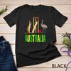 Australian Cricket Symbol Kangaroo Emu Graphic Funny Unisex T-shirt