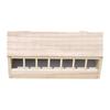 Wooden Pigeon Feeder Chicken Supplies Poultry Trough Dish Bird Feeding Bowl for Chicks