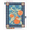 5D Diamond Painting Orange Full Drill Rhinestone Embroidery Cross Stitch Kits for Adults Home Decor Wall Art Gift