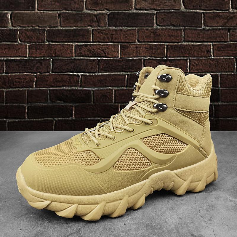 

New large-size sports low-top military boots men s special forces combat boots desert outdoor hiking tactical boots 48 хакі