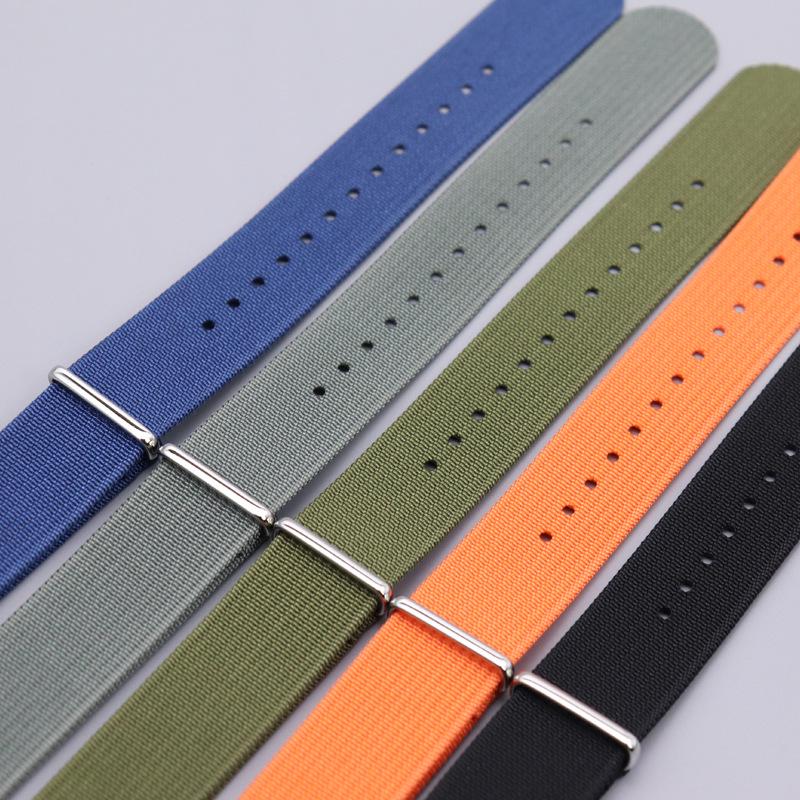 Beliebtes militärgrünes NATO-Nylon-Uhrenarmband, 20 mm & 22 mm, passend für Seiko 5 & Rolex Submariner.