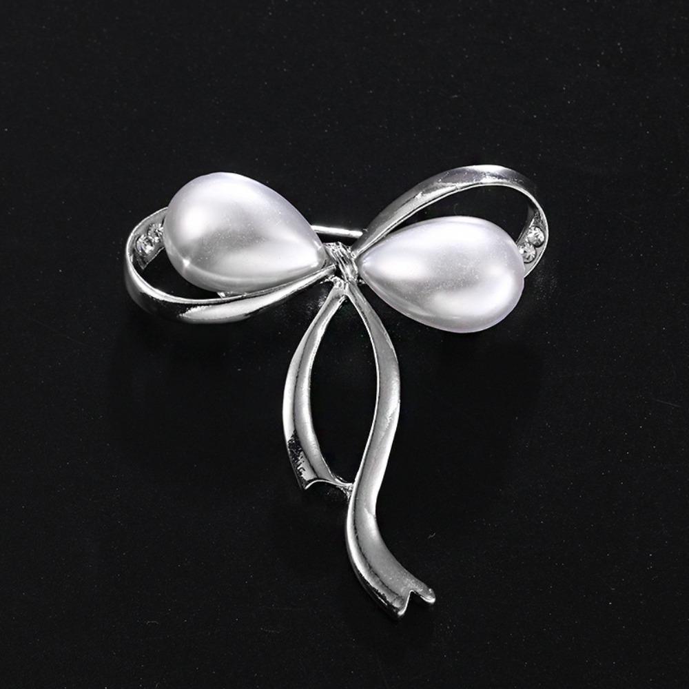 Korsage Schleife Brosche Anstecknadel Anti-Licht Kragenanstecker Damenbekleidung Zubehör