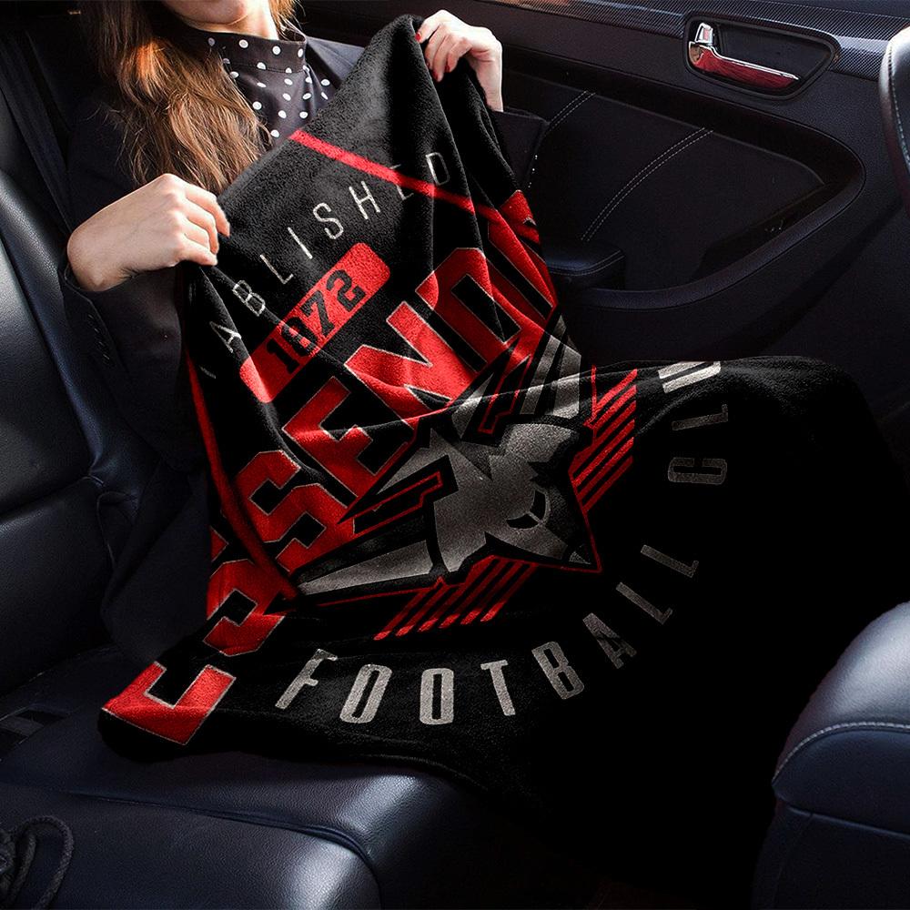 1pc ESTABLISHED 1872 Throw Blanket Soft Flannel, Cozy All Season Polyester Perfect for Home, Office