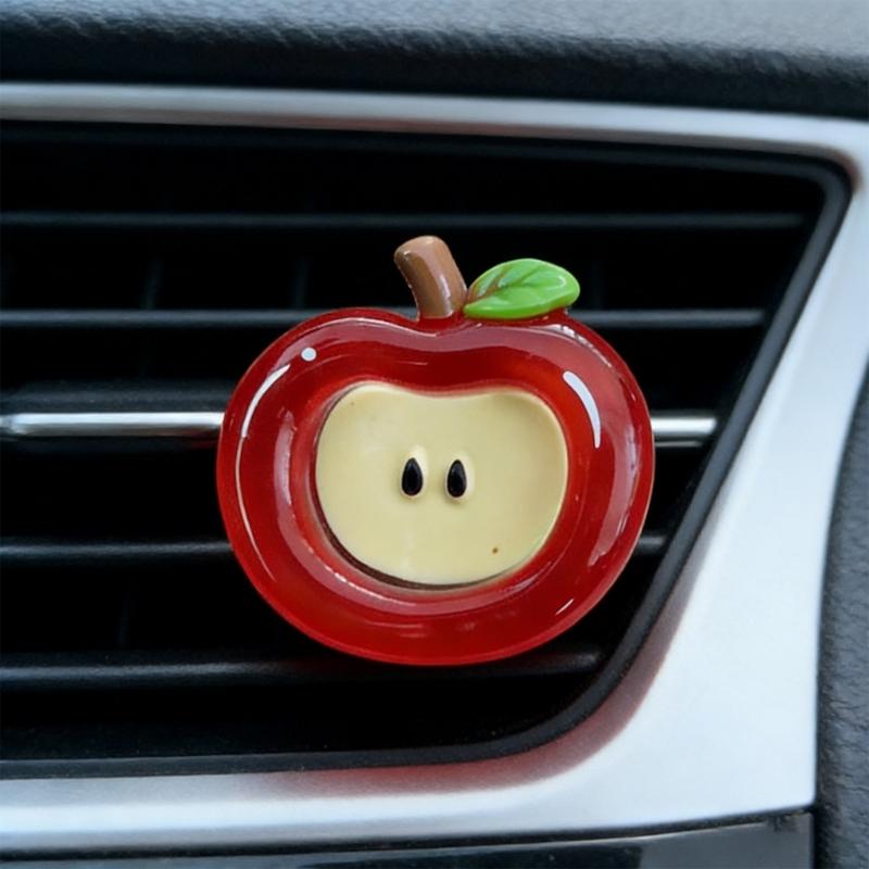 Car Air Fresheners Lovely Fruit Charms Car Diffuser Clip Decors Automotive Air Outlet Car Perfume Decoration