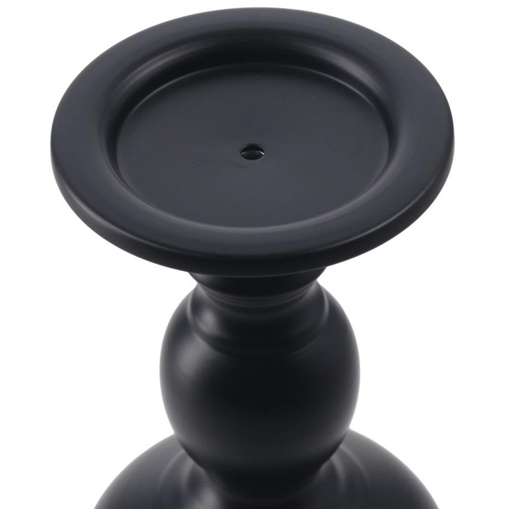 Iron Matte Black Metal Black Candlestick Holders Home Decorations Wedding Gift  Dining/Living Room
