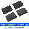Per Land Cruiser 200 LC200 2008-2021 Accessori Design Interni Aggiornamento Pannello Maniglia Porta Auto Decorativo Texture Fibra di Carbonio