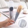 Clear Plastic Travel Toothbrush Container Multifunctional Cosmetic Storage Box Portable Dustproof Designs for Home Use