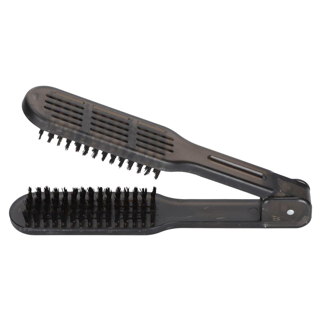 Hair Straightener Brush Double Side AntiStatic Hair Straightening Styling Brush