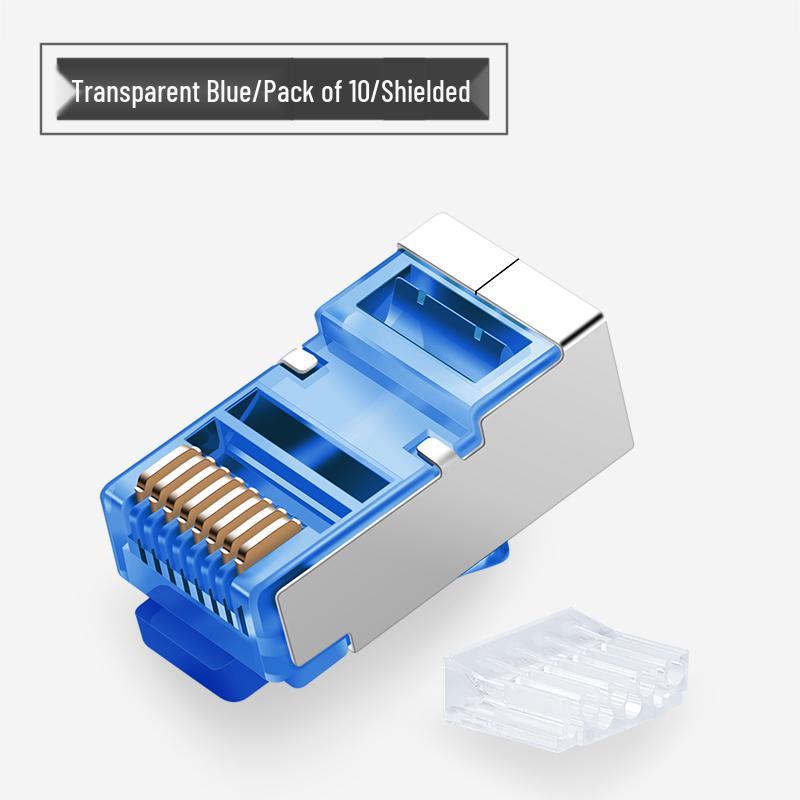 Cat 6A/5E Geschirmter RJ45 Gigabit-Netzwerkkabel-Stecker für Breitband und Telefon