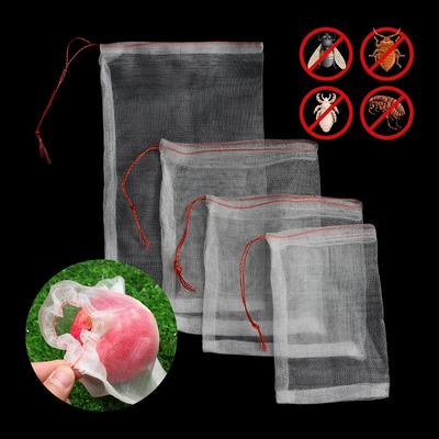 20 Pièces Sacs de Plantation en Tissu Sacs de Protection pour Fruits Anti-oiseaux Anti-insectes Sacs de Pépinière en Non-tissé Sacs en Maille de Nylon