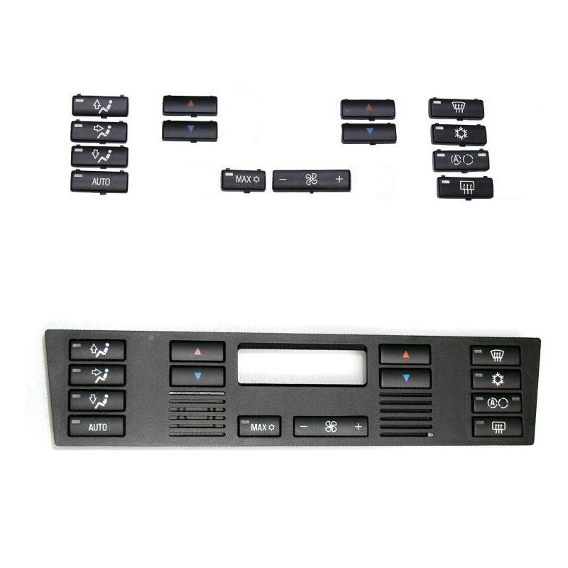 14pcs/set Car Climate Control Air Conditioning Switch Button Covers for BMW X5 E53 1999-2006 E39