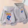 Kids Girls Boy 3-12 Yrs Zipper Style Cardigan Hot Sale Hoodie Sweatshirt Leisure Coat Sports Trend Top Anime Film Print Clothing