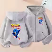 Kids Girls Boy 3-12 Yrs Zipper Style Cardigan Hot Sale Hoodie Sweatshirt Leisure Coat Sports Trend Top Anime Film Print Clothing
