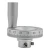 1pc Aluminum Alloy Lathe Hand Wheel Slide Handwheel Scale Hand Wheel 63.7mm For Metalworking Equipment