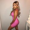 Windproof PU Leather Pure Color Strappy Dress for Women, Bodycon Sexy Tube Mini Skirt