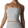 Sexy Girl Cotton Tube Top With Builtin Bra For Running And Street Style
