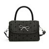 Niche Bow Bag Women'S Shoulder Messenger Bag Premium Polka Dot Portable Small Square Bag