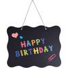 AUSTOR 3 Pack Chalkboard Sign 8x10 inch Double Sided Erasable Message Board with Hanging String and Cleaning Cloth for Wedding, Kitchen and Crafts