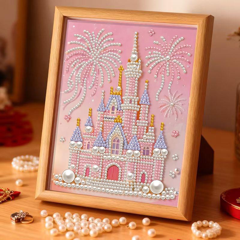 Year of The Horse Pearl Painting DIY God of Wealth Self-adhesive Handmade Sunflower Diamond Painting Wedding Decoration Painting for Friends