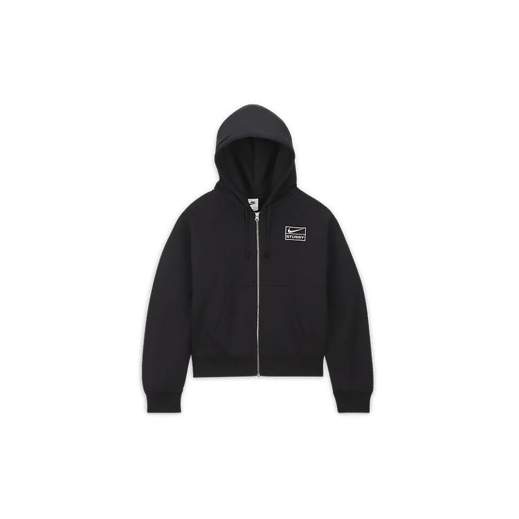 Nike x Stussy Stone Washed Fleece Zip Hoodie Asia Sizing Black Men s FJ9176-010 L
