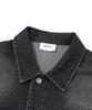 Beentrill Vintage Washed Denim Trucker Jacket (Black)