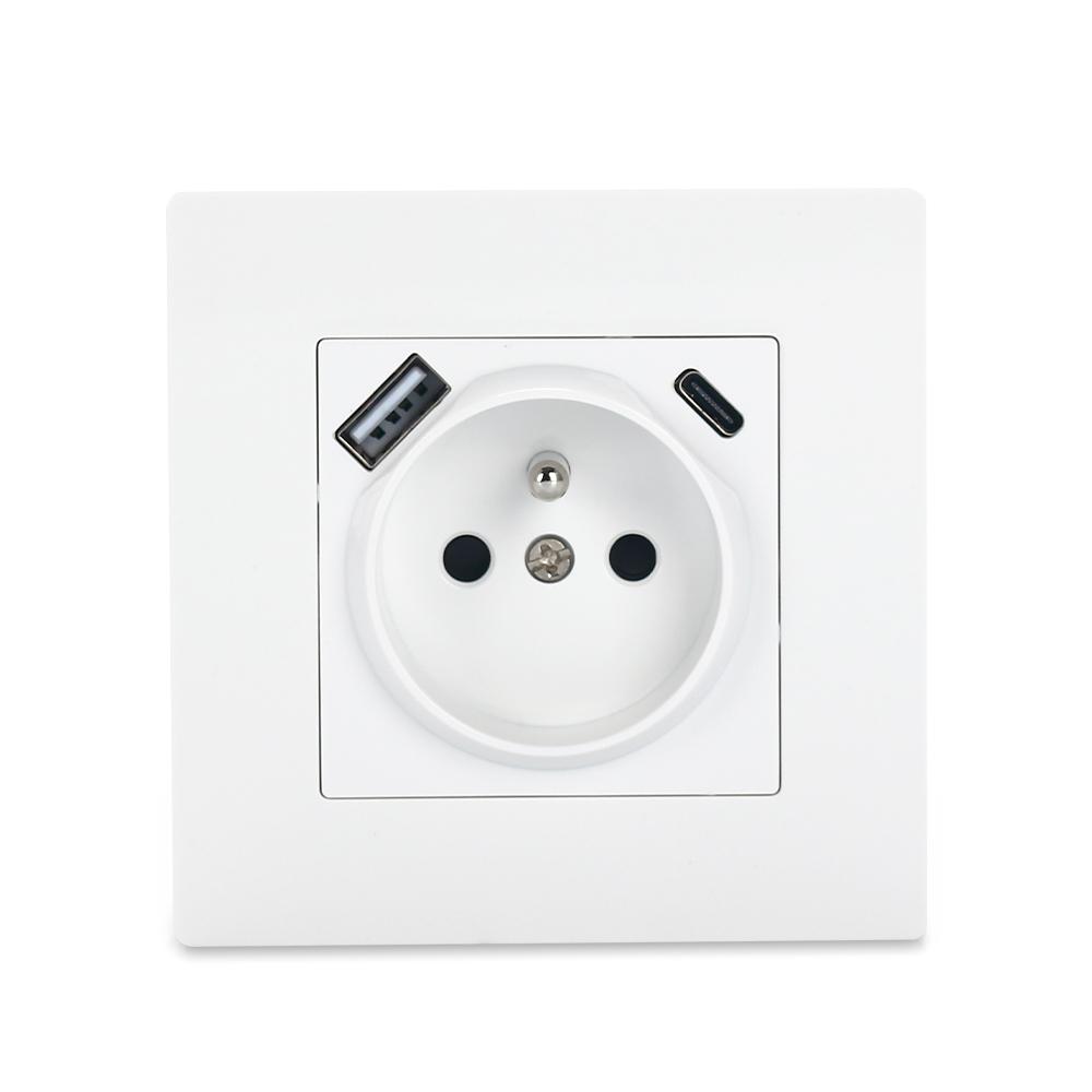 Hot Sales MEZEEN PA66 V0 Flames Retardant PC Plastic Panel Electrical 2 Gang 1 Way 2 Way Wall Light Switch 10A