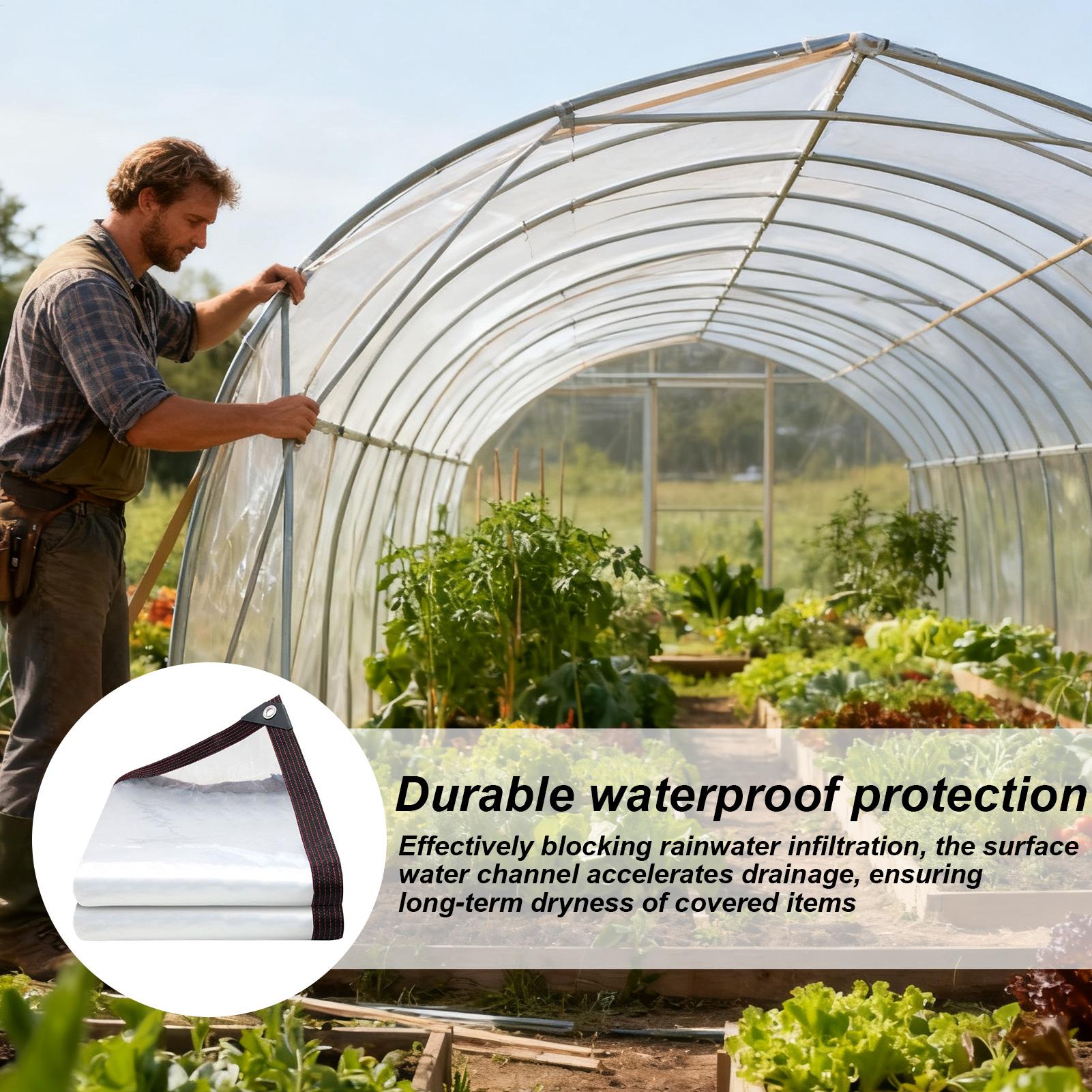 

Прозрачный тент для патио 7x7 футов, водонепроницаемый защитный тент, уличный брезент с люверсами для зимней крыши патио, кемпинговой мебели China Mainland