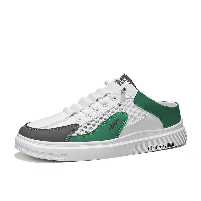 

Кожаные лоферы без задника, тапочки, полуботинки для мужчин, мюли, полусабо, повседневная обувь, мужские шлепанцы, мужские слипоны, обувь для доски 39