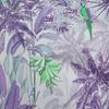 oneOone Cotton Flex Medium Purple Fabric Tropical Animal Sewing Fabric By The Yard Printed Diy Clothing Sewing Supplies 40 Inch