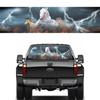 Car Rear Window Sticker White Horse Galloping Graphic Decal For Truck Jeep SUV