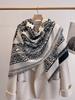 Luxury  Women'S Winter Faux Cashmere Scarf Paisley-Inspired Print Tasseled Multi-Way Pashmina Shawl Stylish Accessory
