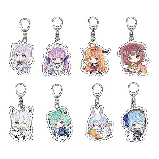 [XerathDIY] Keychain 8 Piece Set Moe Goods Goods Unisex Events Daily Costume Tools Moe Goods Doujin Derivative Creation (Please contact us as the