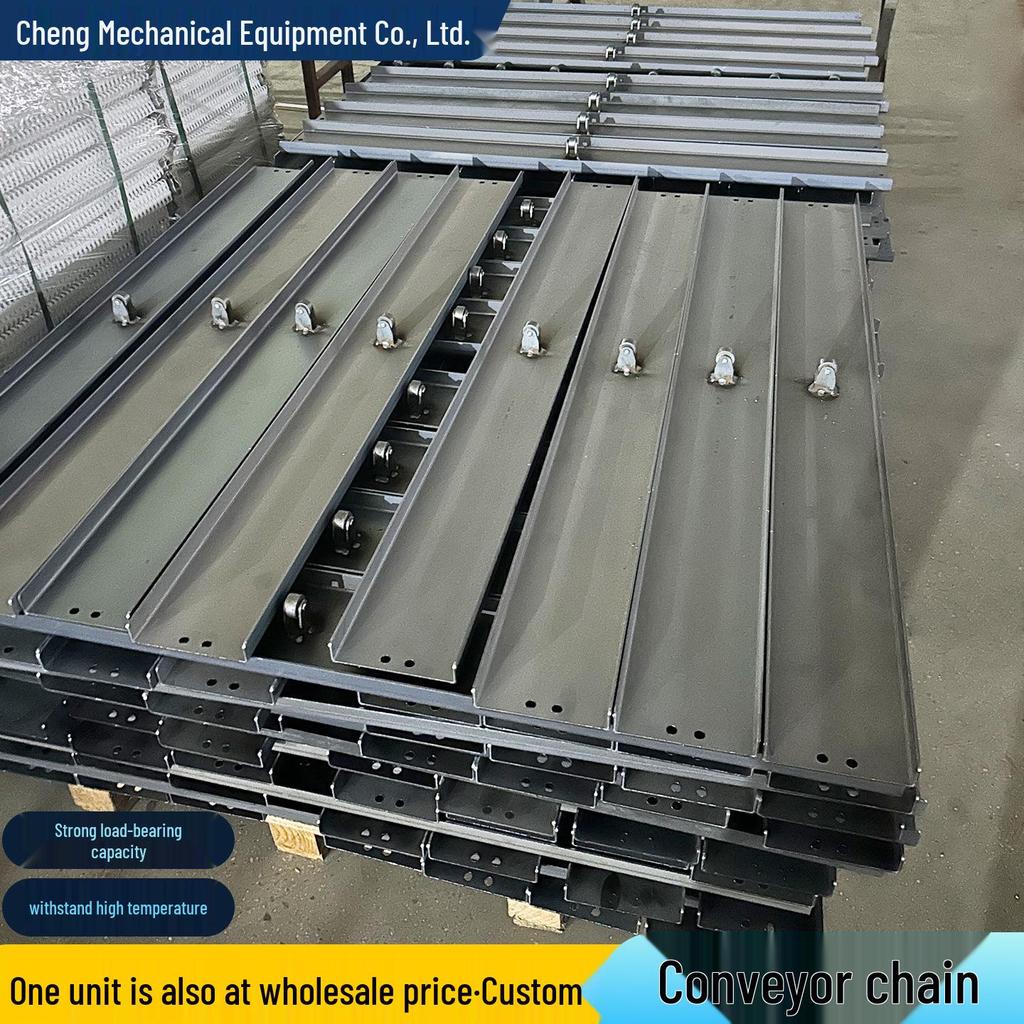 Heavy-Duty Carbon Steel Chain Plate for Industrial Ore and Gravel Transport and Crushing