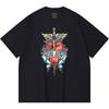 T-shirt Heavy Metal 100% Cotone 230 Gsm Stampa Band Rock Musica Popolare Unisex T-shirt Pesante in Cotone