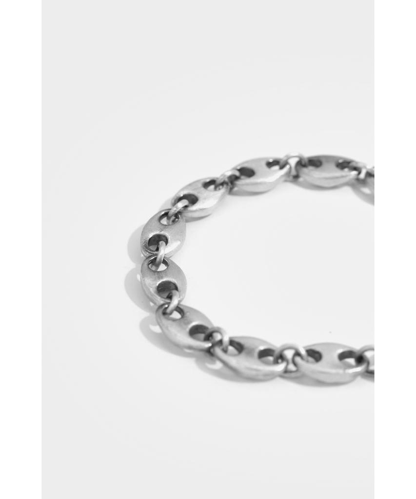 Youth Stud Link Chain Bracelet - Silver