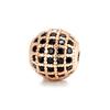 Copper Micro-set Diamond Ball Jewelry Accessories 10mm Round Spacer Beads for DIY Beading
