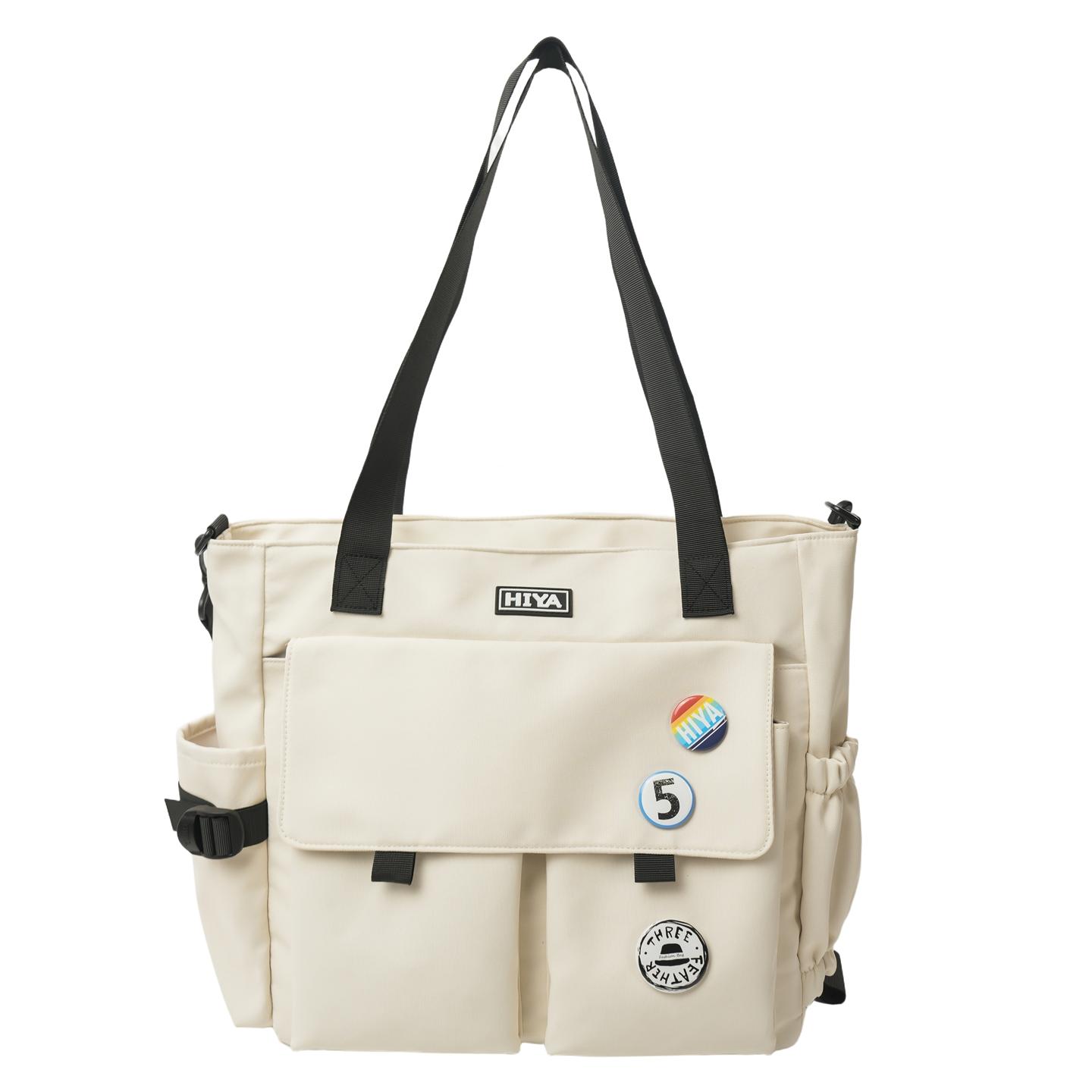 

Сумка-мессенджер с несколькими карманами, легкая, большой вместимости, через плечо белый