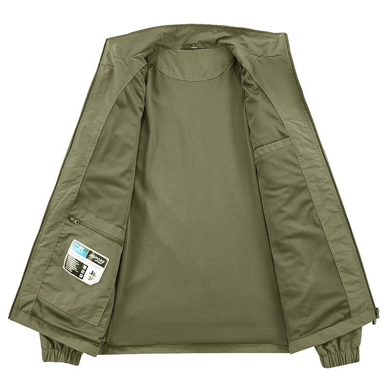 Men's Cross-Season Casual Outdoor Jacket - Versatile Loose Fit for Spring and Autumn Sports or Mountaineering.