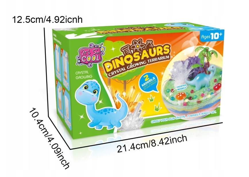 LED Crystal Growing Creative Educational Kit Aquarium Dinosaur Chemist