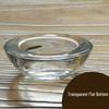 DIY Transparent Glass Candle Holder - Square & Round Windproof Cups for Homemade Scented Candles