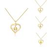 Baseball Necklace Heart Shaped Pendant For Mothers Day Gift Women Jewelry