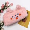 Soft Pencil Case Plush Large Capacity Student Stationery Box Cute Storage Bag