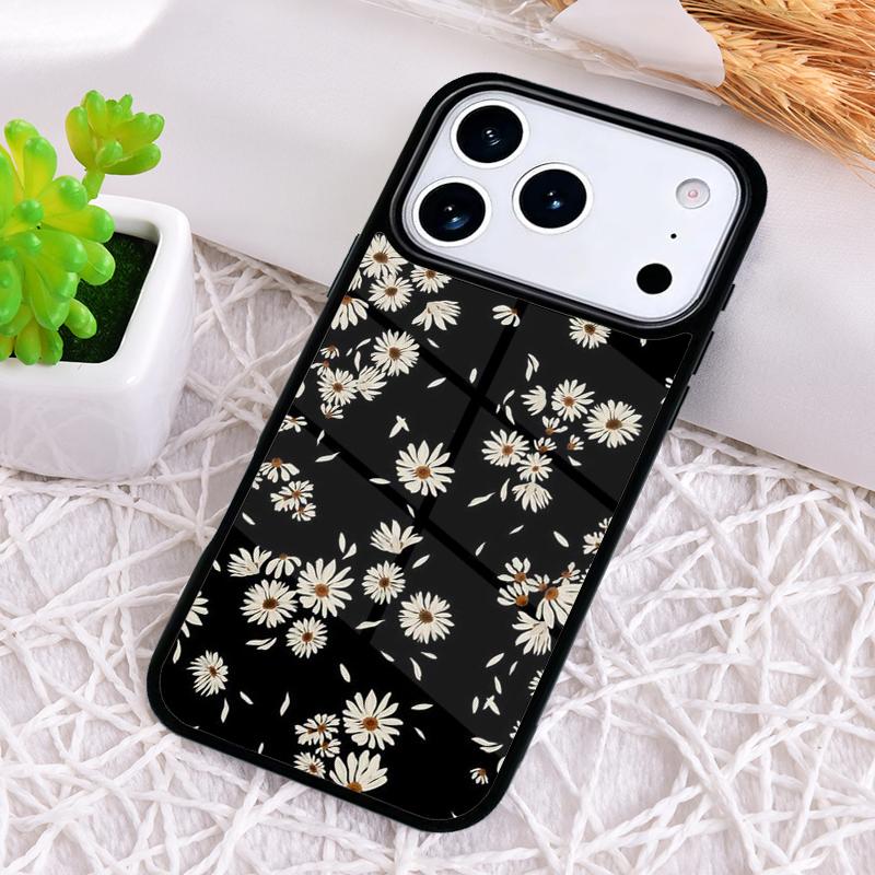 

Чехол на весь экран с цветком ромашки для iPhone 17 Air 16 15 11 12 14 13 Pro Max Ударопрочный чехол iPhone 11