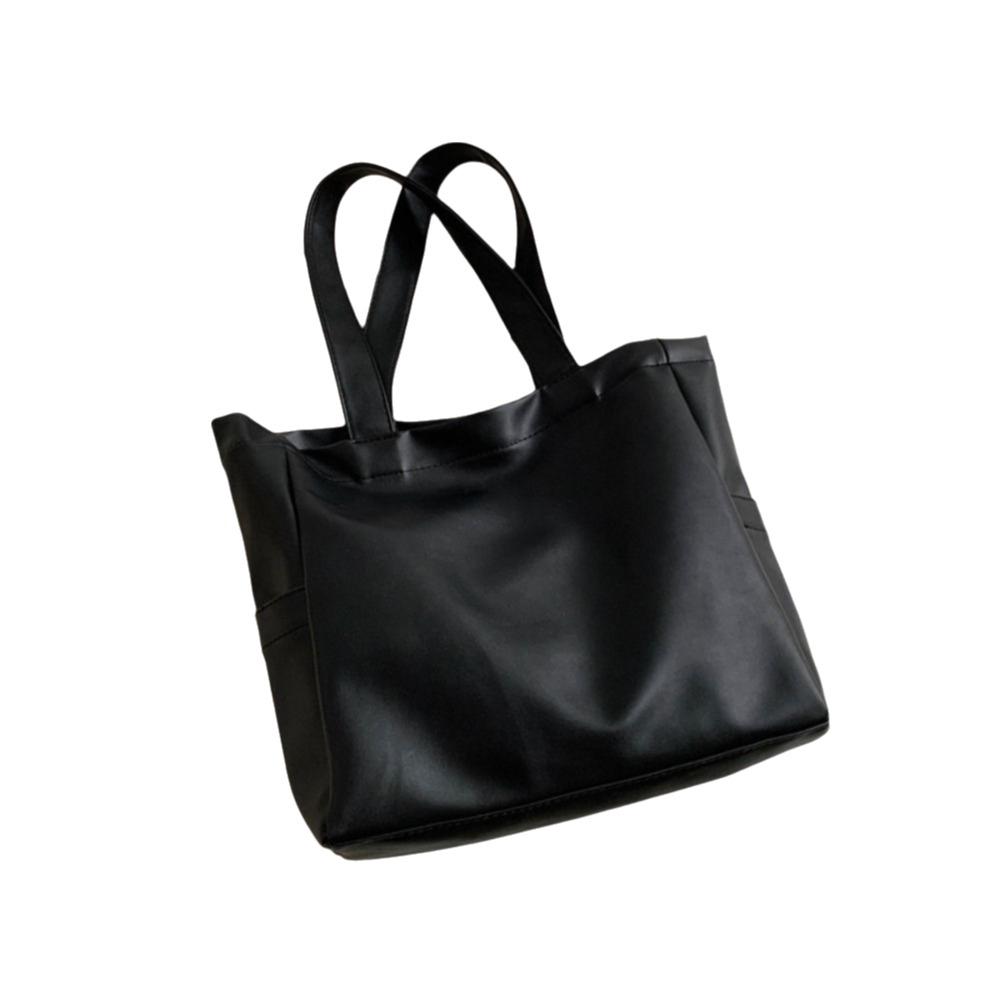 Vertical Square Large Capacity Handbag Magnetic Buckle Women's Commute Bag  College Student