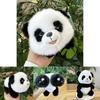 Cute Panda Plush Toy Stuffed Animal Doll Realistic Gift For Girlfriend 23cm