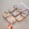 Sommer Baby Mädchen Slip-on Schuhe, Mädchen Sandalen & Kinder Hausschuhe, Kleinkind Prinzessin Weiche Sohle Gewebte Schuhe