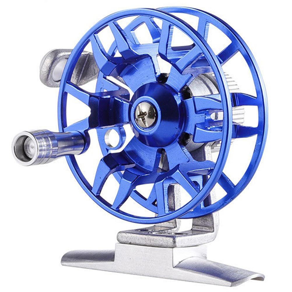 

Катушка для ловли рыбы нахлыстом Легкая катушка для подледной рыбалки Катушка для ловли форели и щуки Аксессуары для ловли рыбы в пресной и соленой воде синий